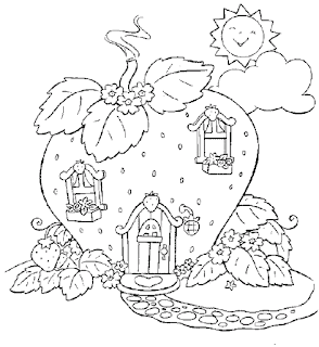 desenhos para colorir e imprimir da moranguinha