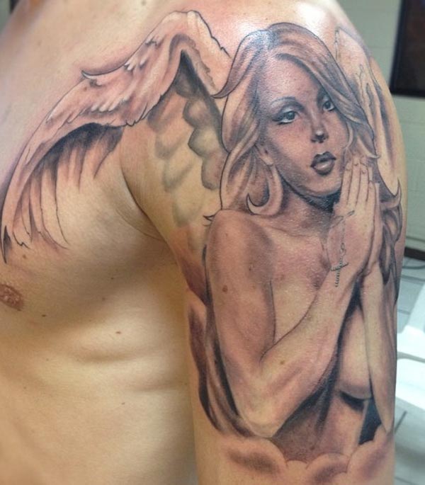 tattoo angel art for women