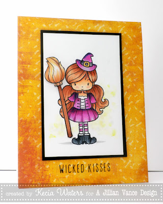 AJVD, Whimsie Doodles, Kecia Waters, Copic markers, Halloween