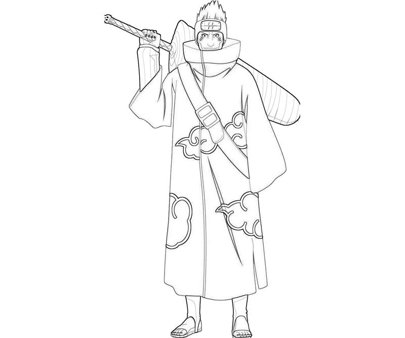 Download 288+ Kisame Hoshigaki Naruto Coloring Pages PNG PDF File