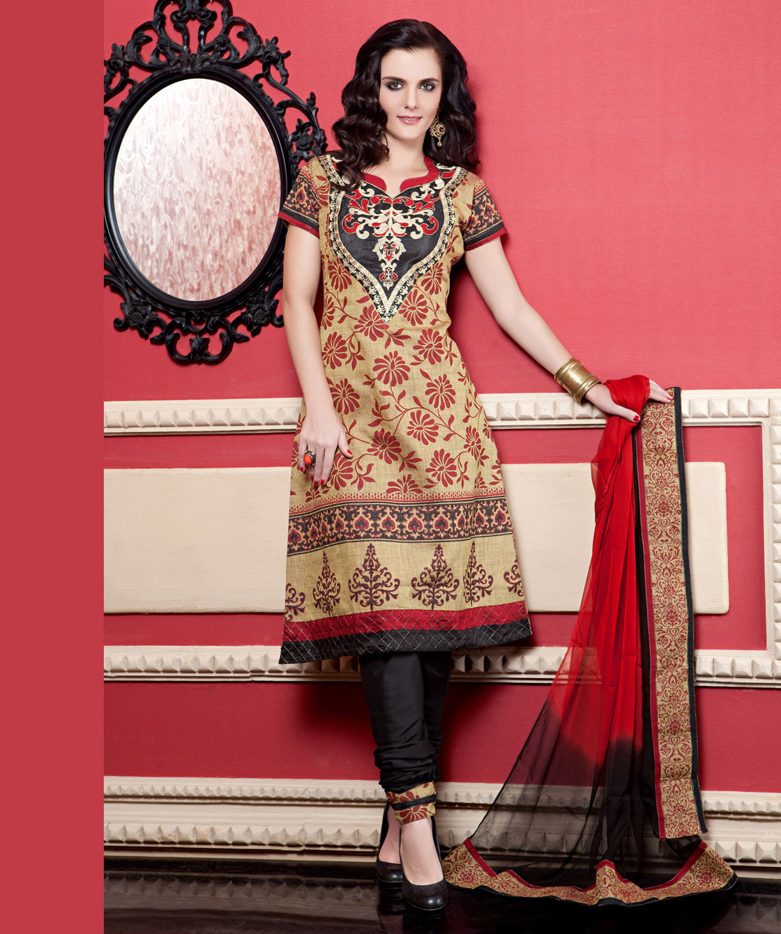 Resham Embroidered Dresses 2013 Latest Evening Dress Designs KAFTAN