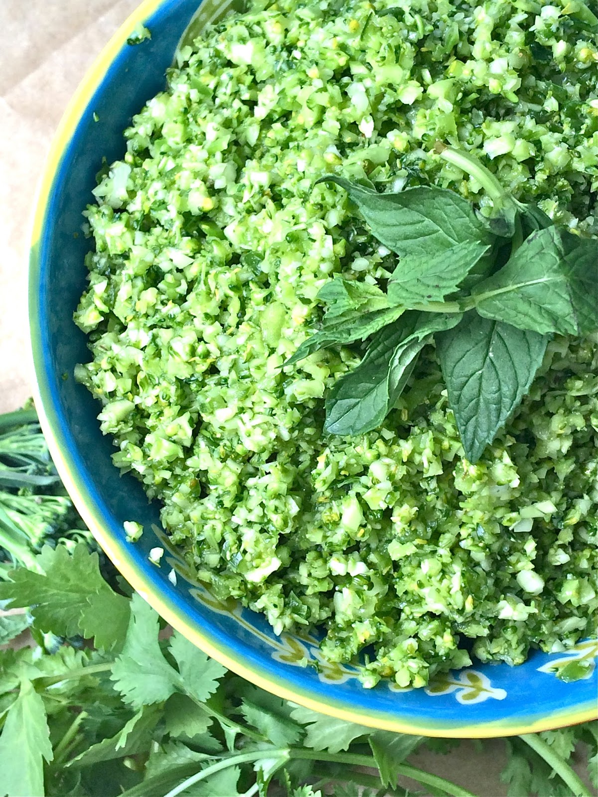 Passionately Raw! Mexican Green "Rice" Recipe
