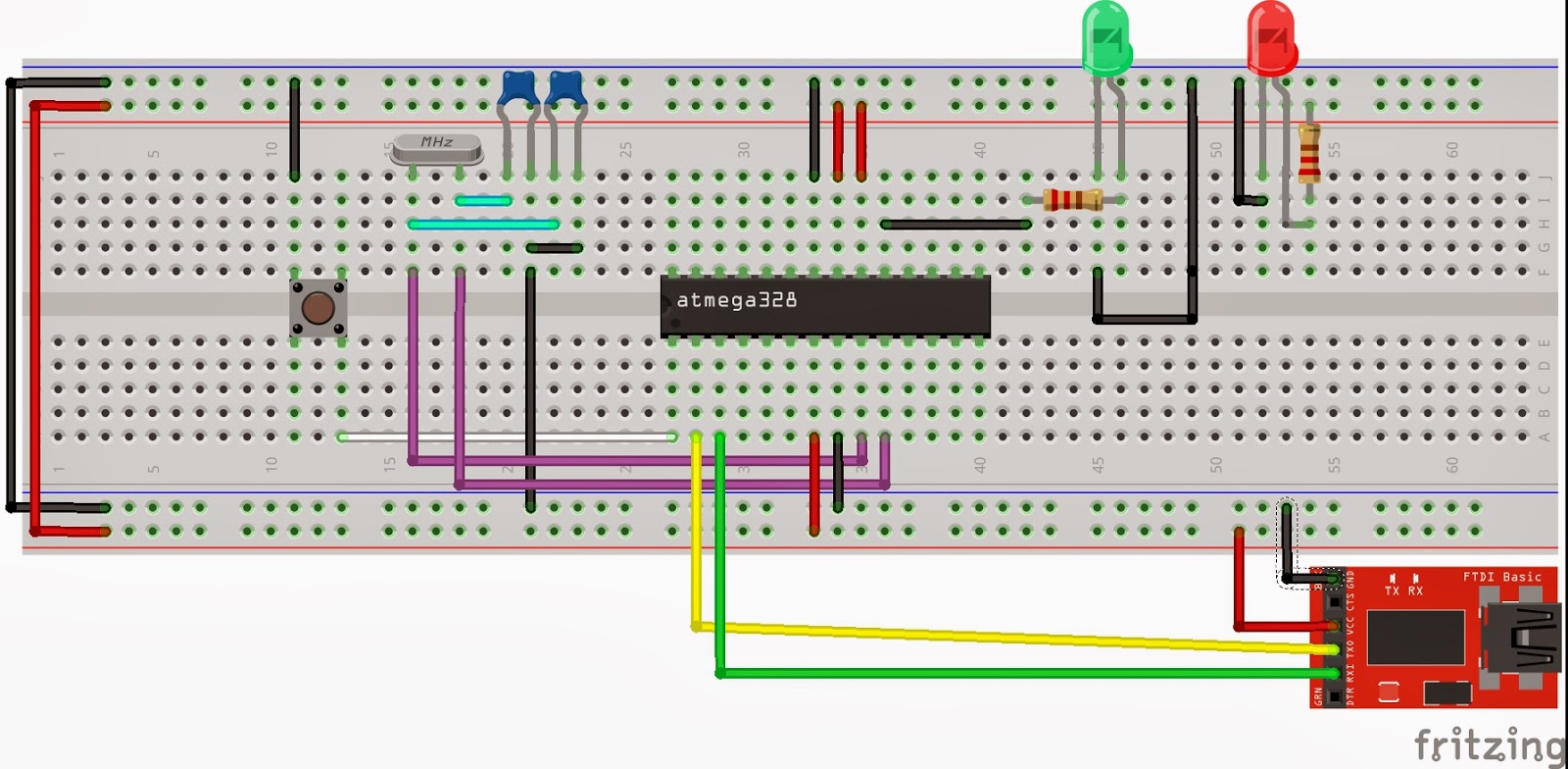 Tutoriais Circuitos Eletrônicos VIII: Arduino na Protoboard. - Arduino ...