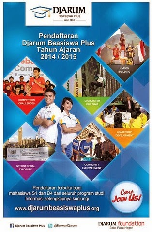 Pendaftaran Djarum Beasiswa Plus TA 2014-2015