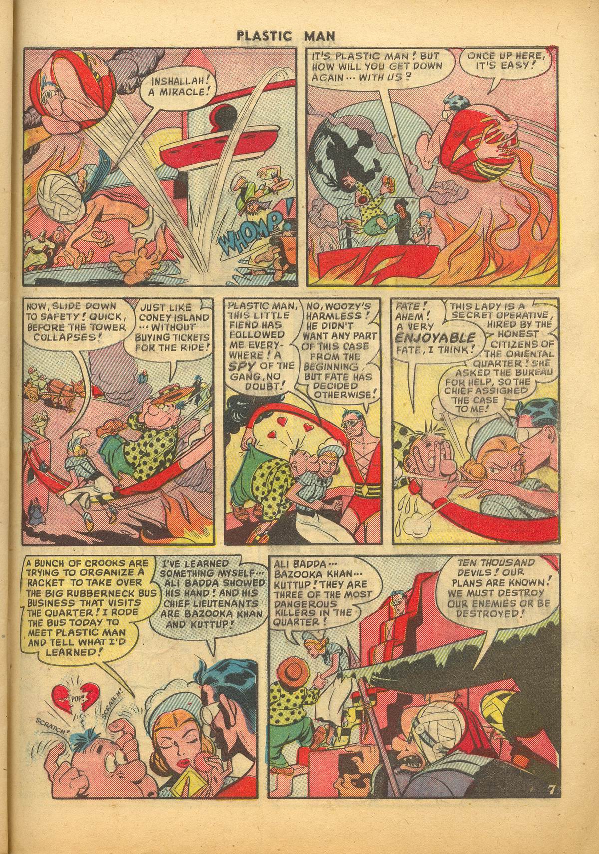 Read online Plastic Man (1943) comic -  Issue #20 - 29