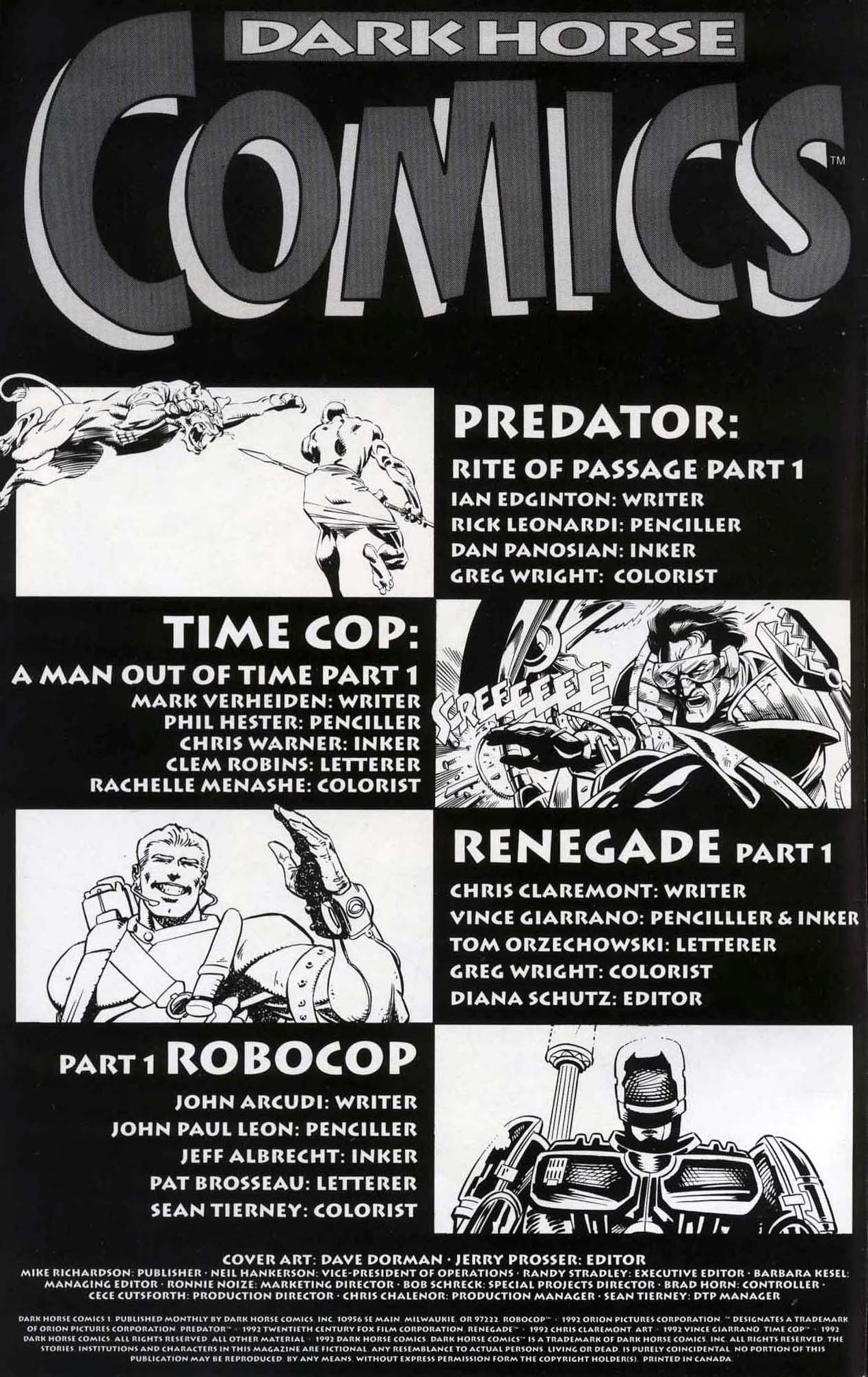 Read online Dark Horse Comics comic -  Issue #1 - 5