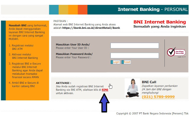 Cara Transaksi Internet Banking Menggunakan BNI Cara Transaksi Internet Banking Menggunakan BNI
