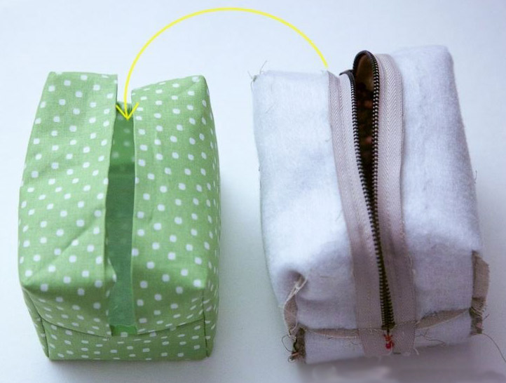 block zipper pouch tutorial