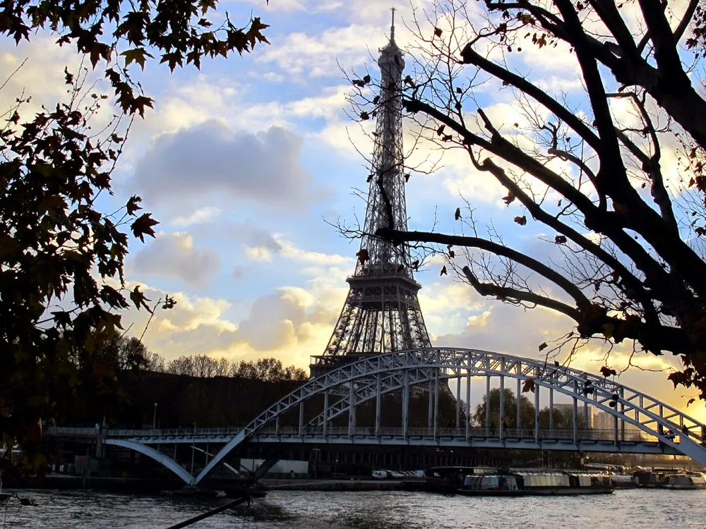Eiffel Tower and the River Seine, Paris