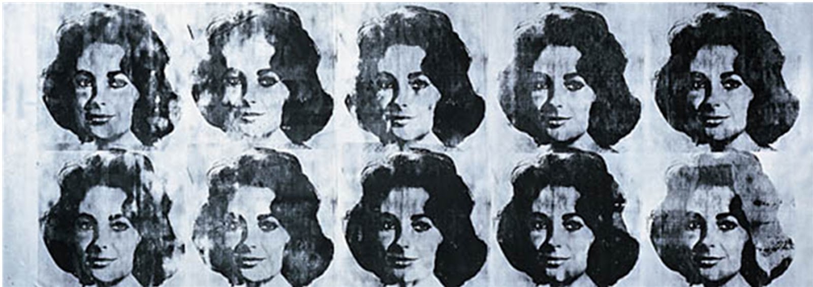 histoiredarts WARHOL, Ten Lizes, 1963 et le POP ART