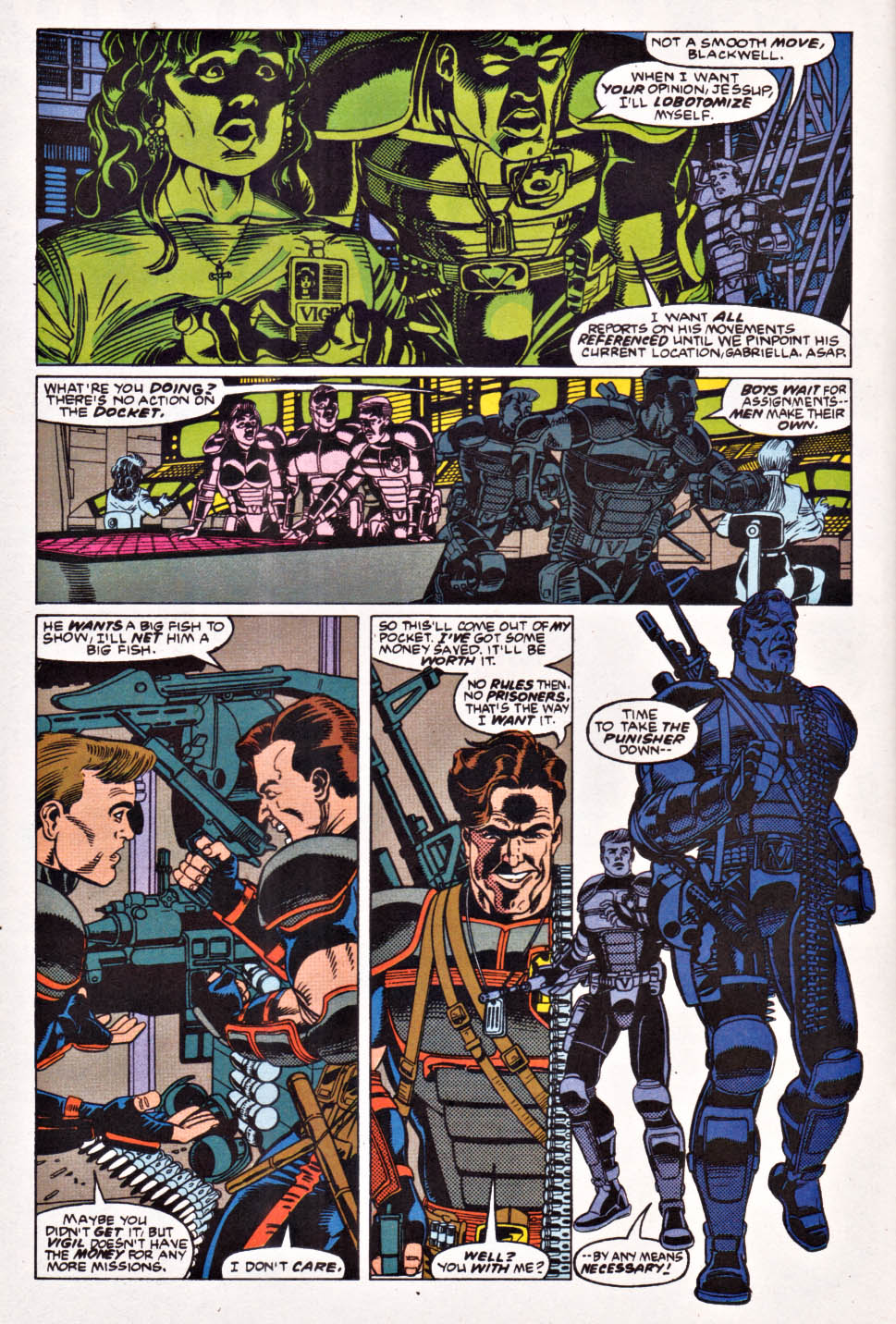 Read online The Punisher (1987) comic -  Issue #85 - Suicide Run - 6