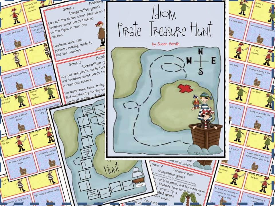 http://www.teacherspayteachers.com/Product/Idioms-Pirate-Treasure-Hunt-208136