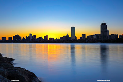 Boston sunrise photography
