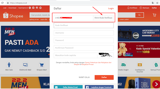 Cara Membuat Akun Shopee Cara Membuat Akun Shopee