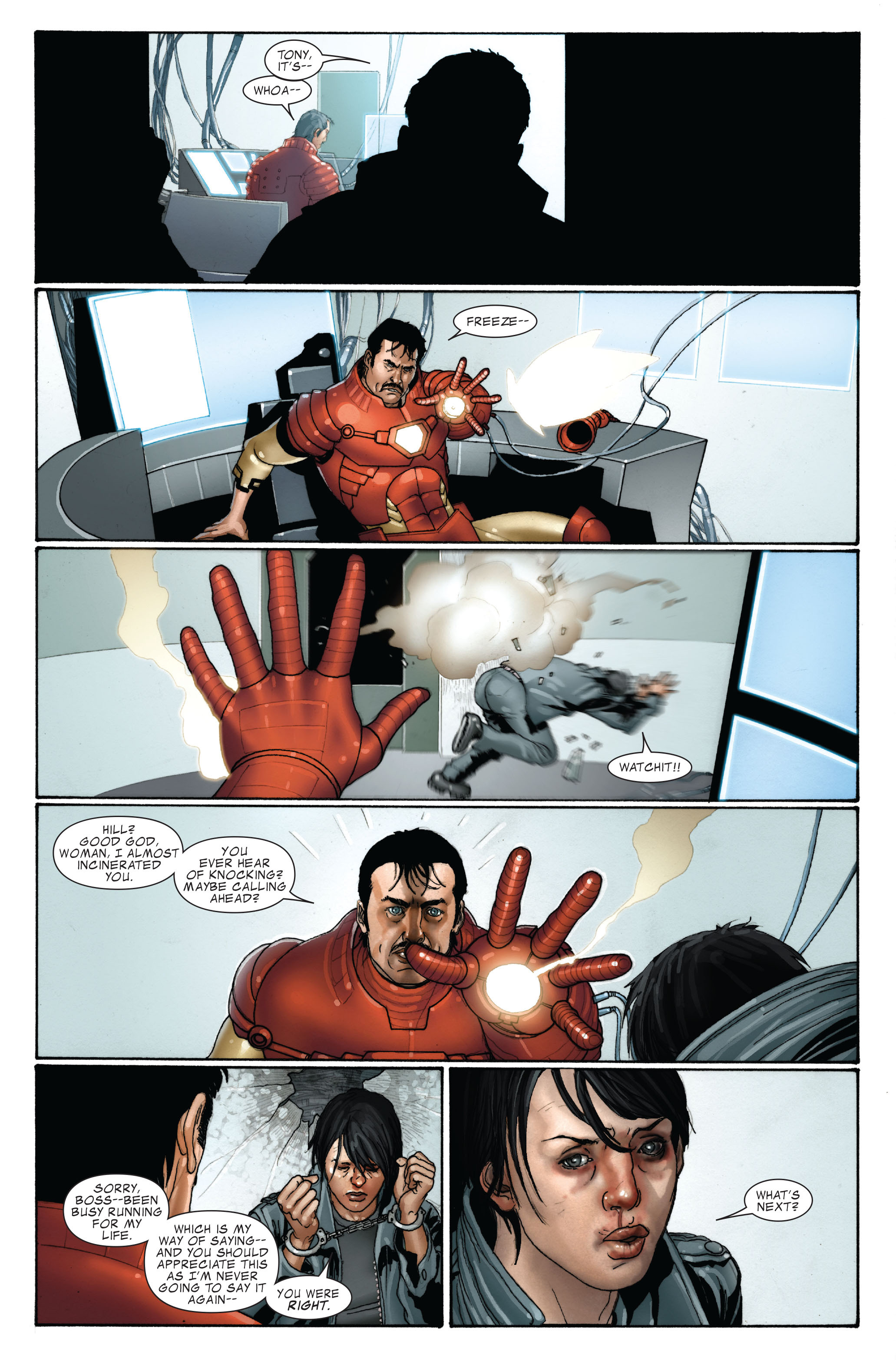 Read online Invincible Iron Man (2008) comic -  Issue #9 - 23