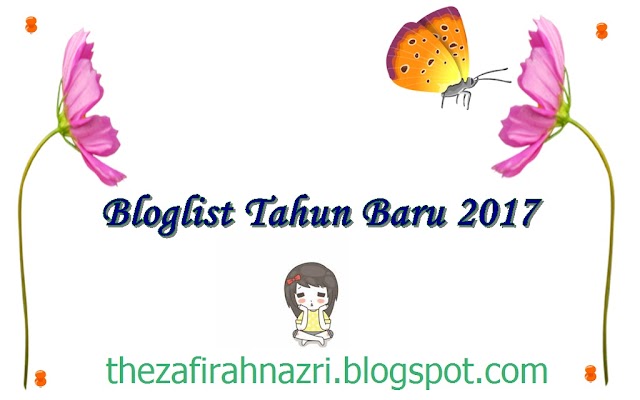 BLOGLIST TAHUN BARU 2017.