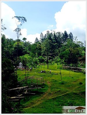 view of Mt. Manunggal's campsite