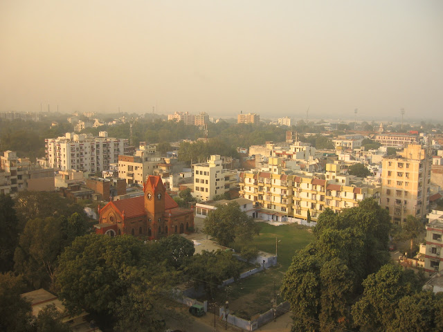 Bird's view of Kanpur city