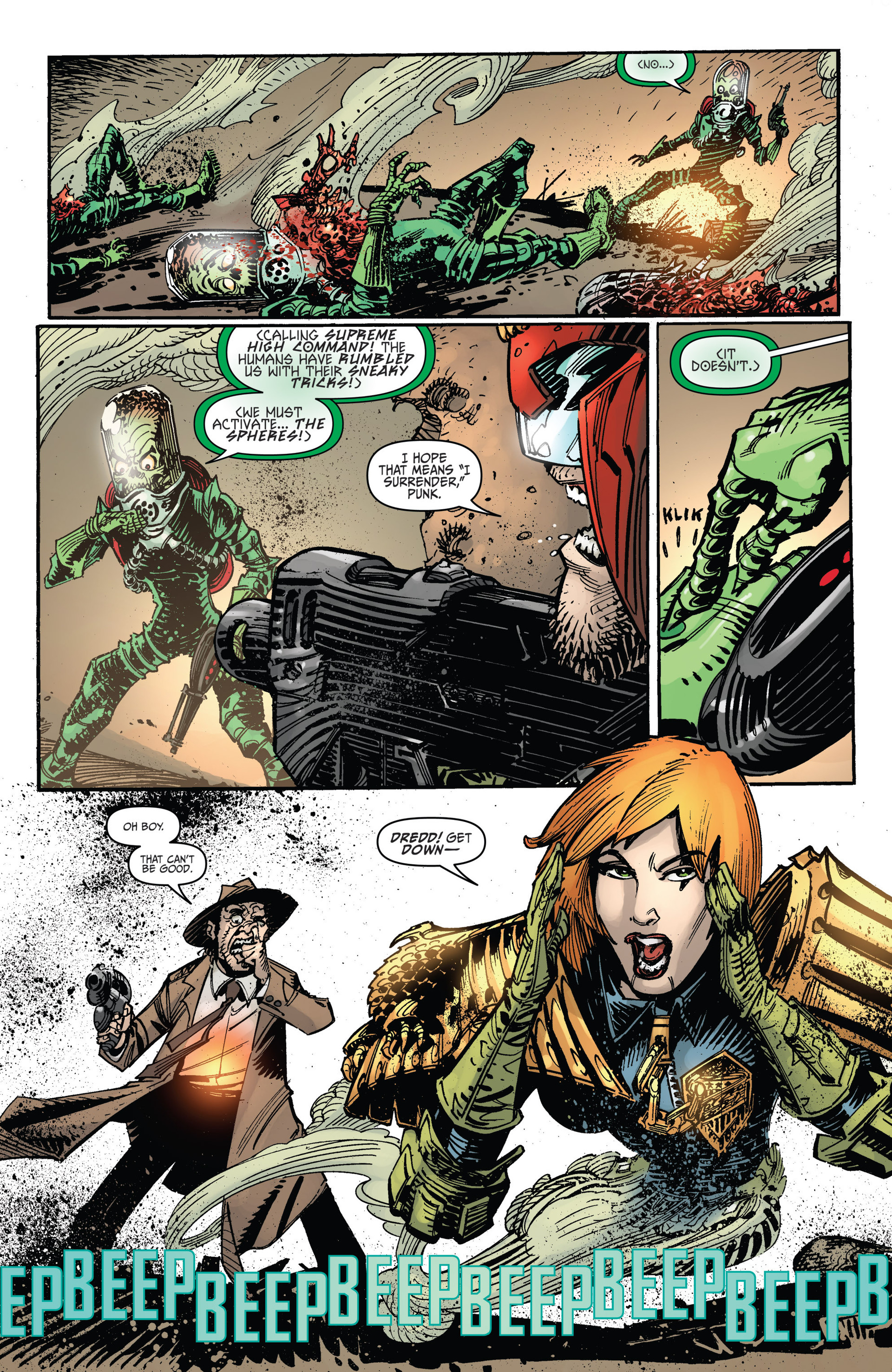 Read online Mars Attacks Judge Dredd comic -  Issue #3 - 10