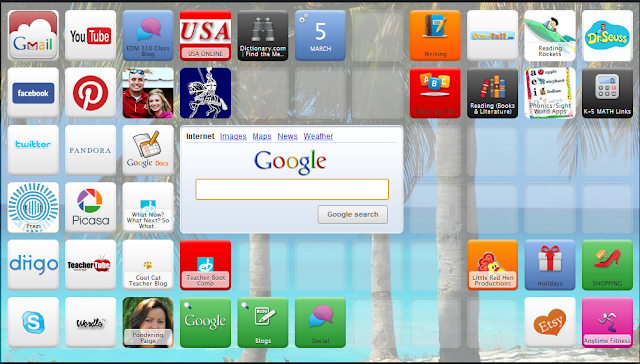 my personal personal learning network organized by symbaloo