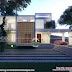 2640 sq-ft 4 bedroom box model flat roof home