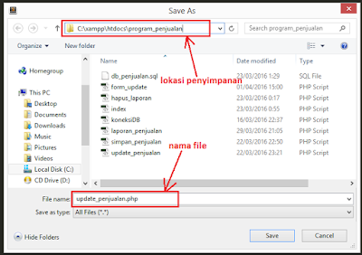 Pemrograman Web Php - Kegiatan Penjualan Sederhana Part5 (Membuat Proses Update) - Finishing  