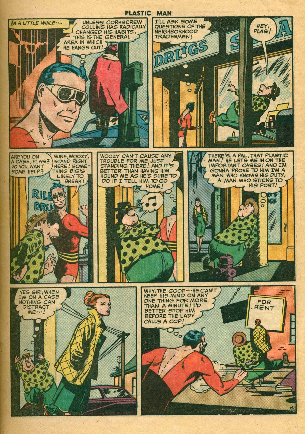 Read online Plastic Man (1943) comic -  Issue #27 - 5