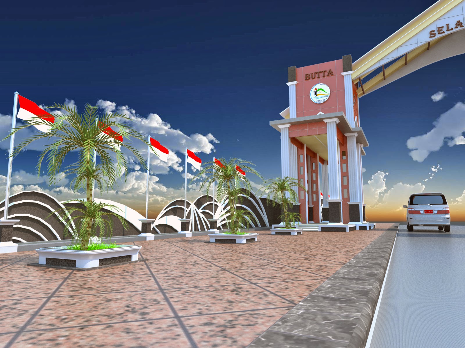 40+ Contoh Pintu Gerbang Background | Blog Garuda Cyber