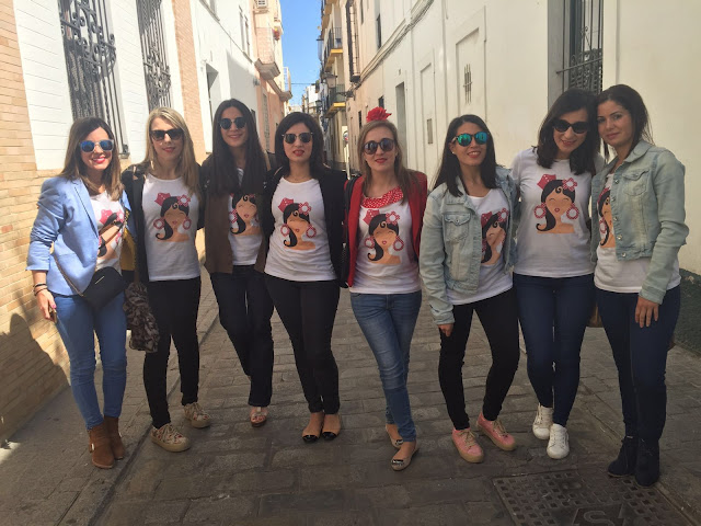 Camisetas despedida de soltera flamenca Pikapic