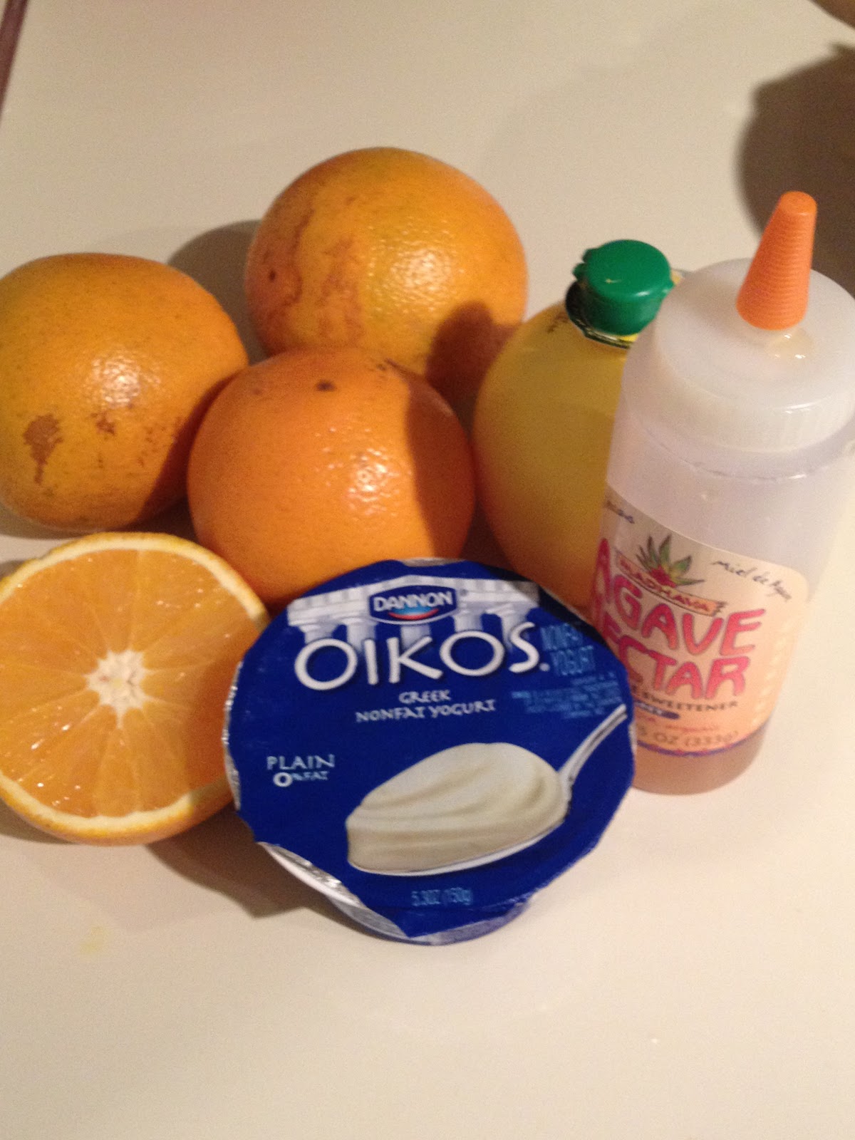 Emily's Beautiful Story Orange Greek Yogurt Creamsicles