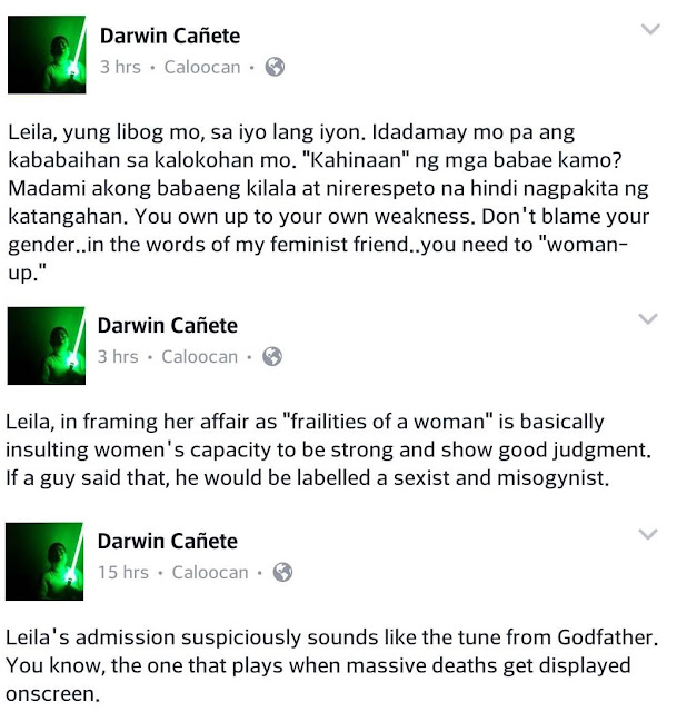 'Don’t Use Women To Excuse Yourself Of Your Own Stupidity And Weakness' - DOJ Prosecutor Writes An Open Letter For De Lima 'Don’t Use Women To Excuse Yourself Of Your Own Stupidity And Weakness' - DOJ Prosecutor Writes An Open Letter For De Lima