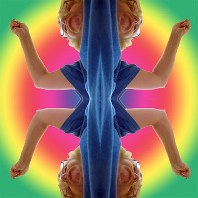 kaleidoscope pattern from selfie