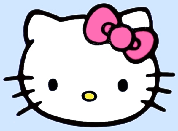 Pink Printable Hello Kitty Bow Pink Printable Hello Kitty Bow