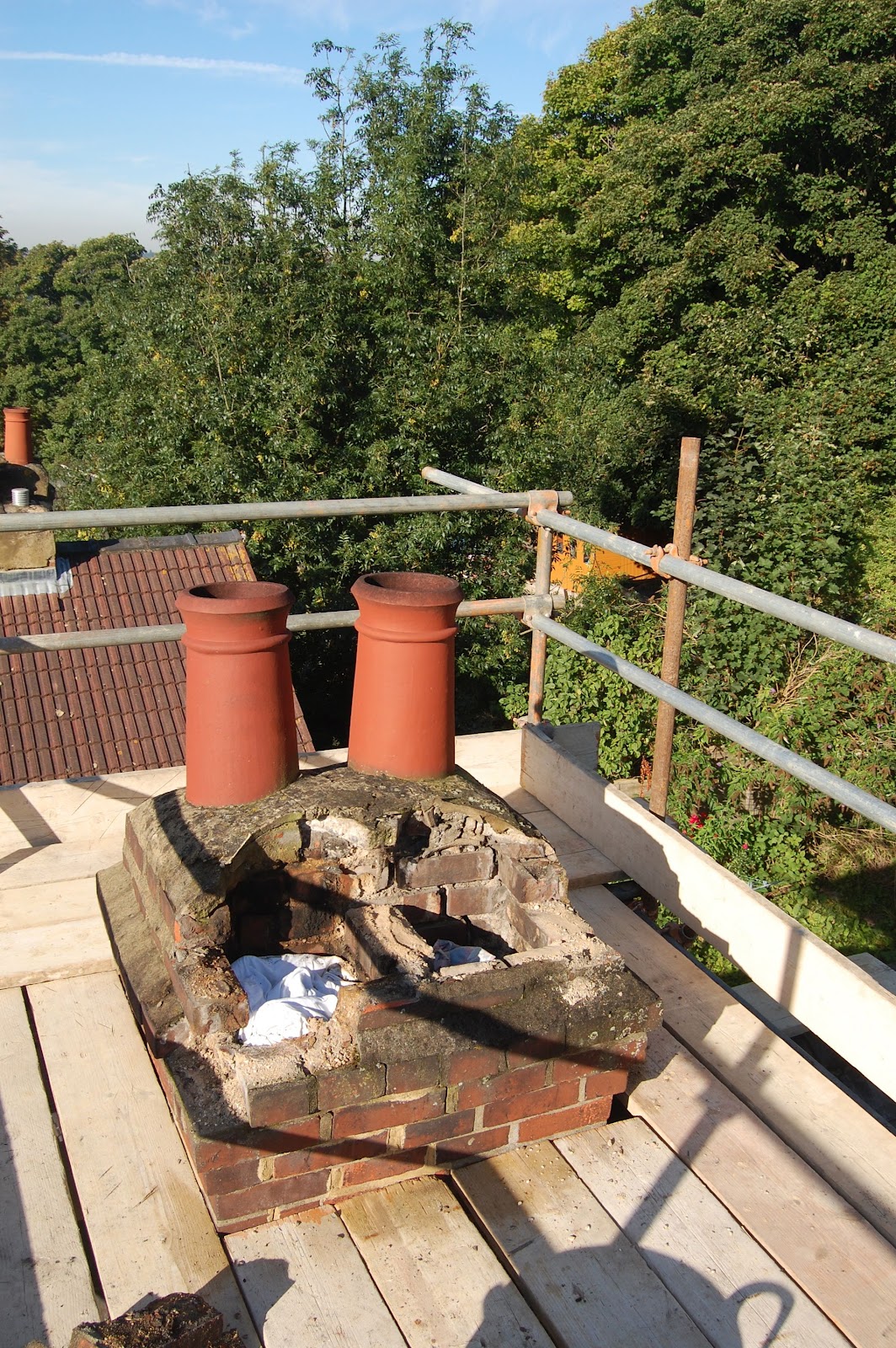 Look what we got on eBay chimney pots 'new' old terracotta clay