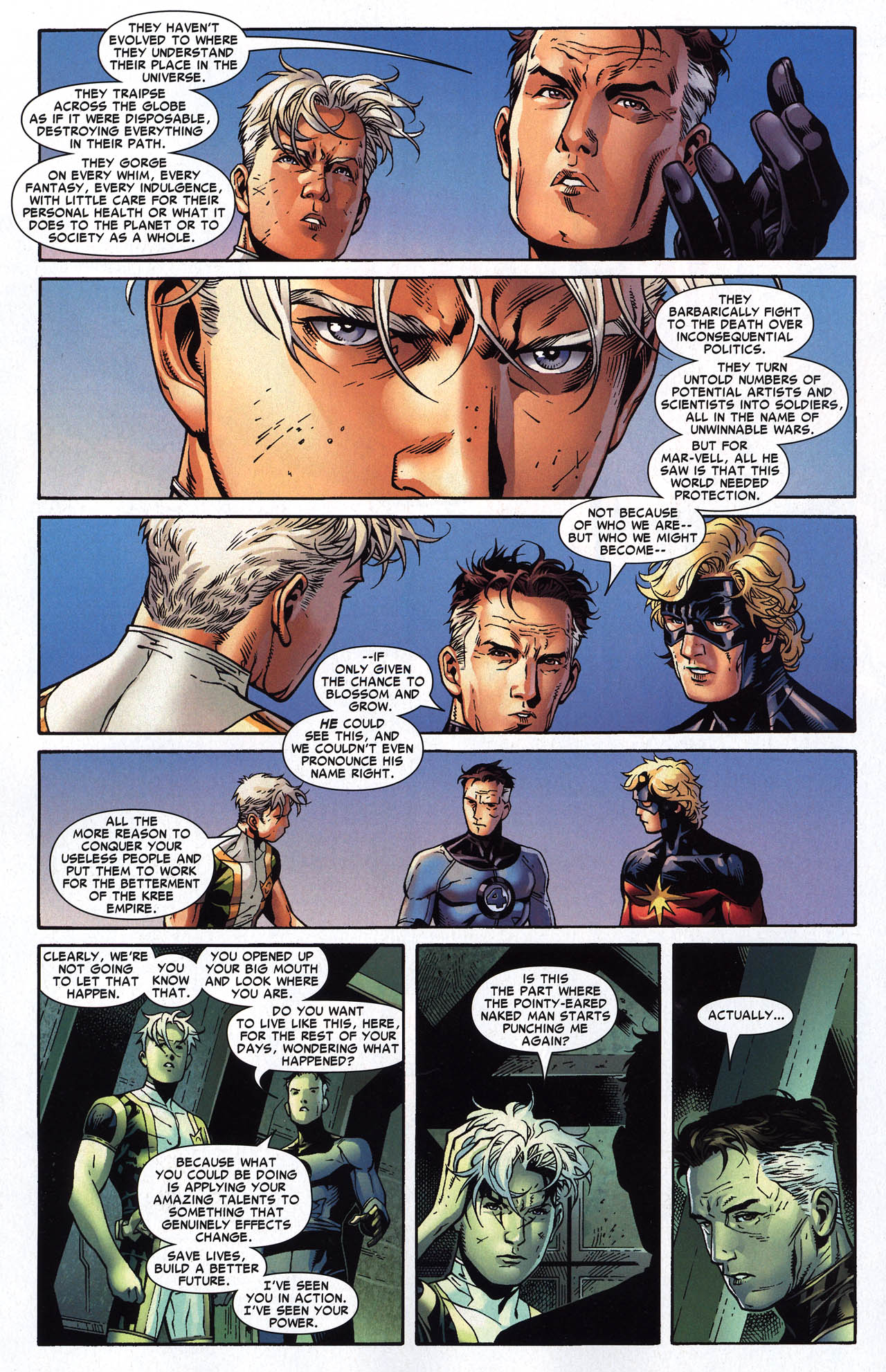 Read online New Avengers: Illuminati (2007) comic -  Issue #4 - 22