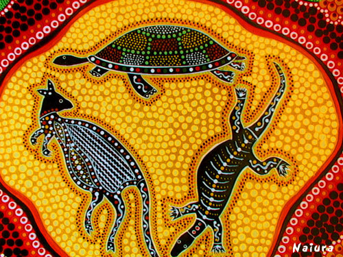 Kathy's Project Ideas: Aboriginal Dot Art Lesson