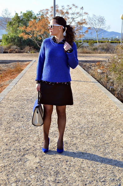 azul, blue, céline bag, fashion blogger, castellón, blog de moda, looks, outfits, spain, mi vestido azul, lourdes bueso