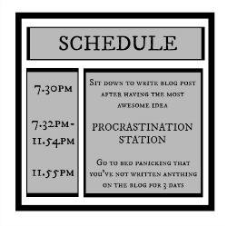 procrastination, schedule,