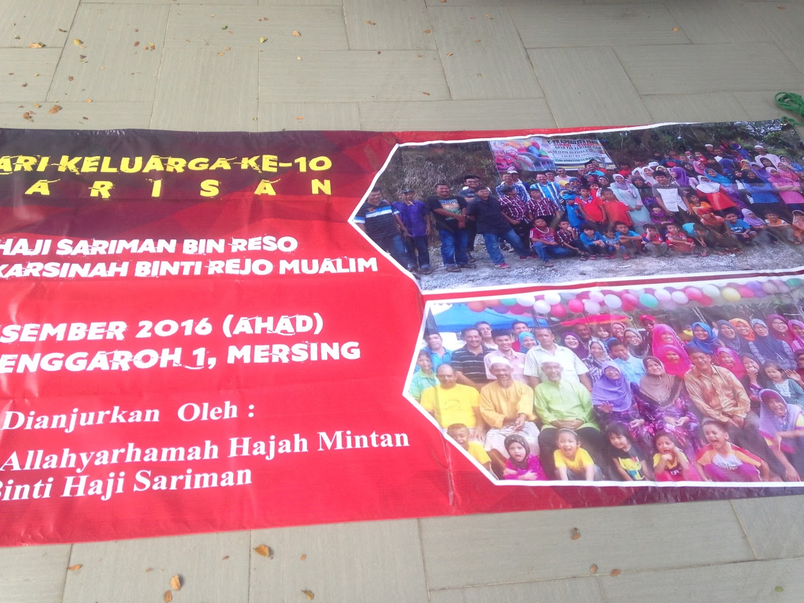 Banner Hari Keluarga Warisan Felda Tenggaroh Nj Legacy Store