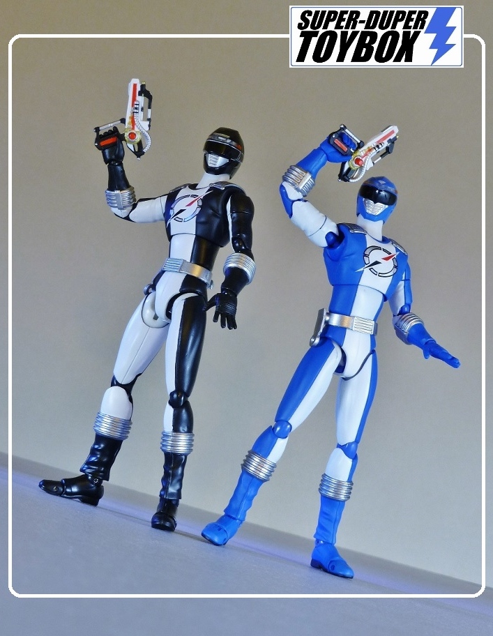 S.H Figuarts Blue & Black Overdrive Ranger Action Figure 2-Pack 