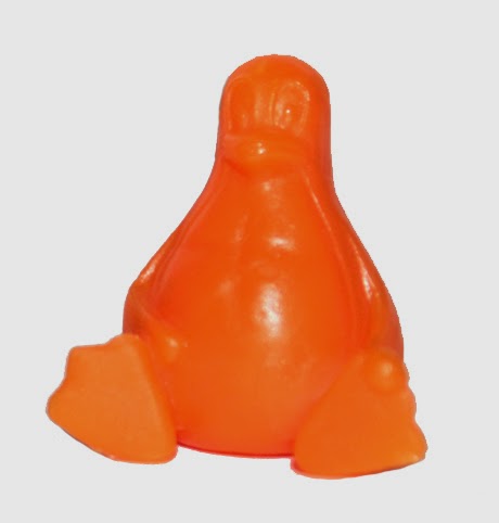 Orange Mini Gwin PVC 1 Inch Mini Figure by October Toys