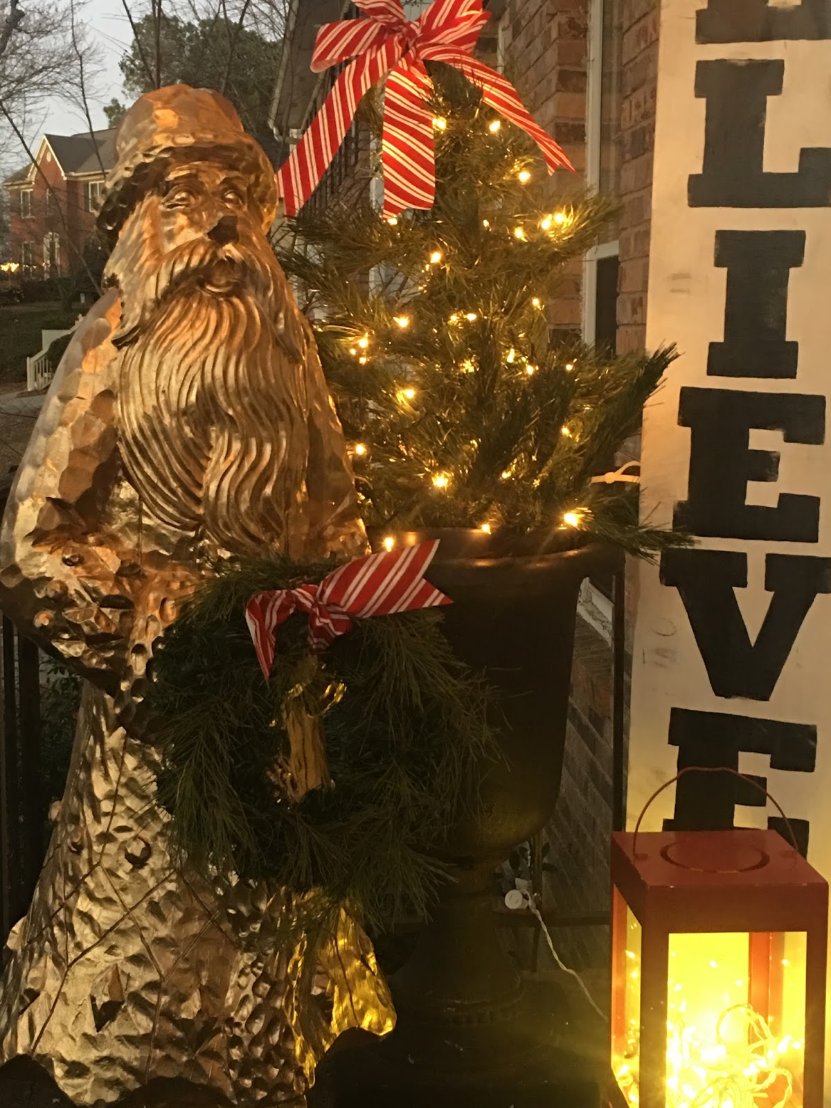 mollie's mom Five Dollar Santa and a Can of Spray Paint.