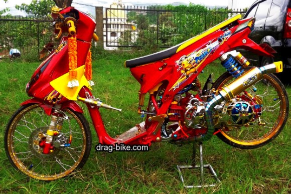 47 Cara Desain modifikasi BEAT Thailook sederhana simple matic honda fi
