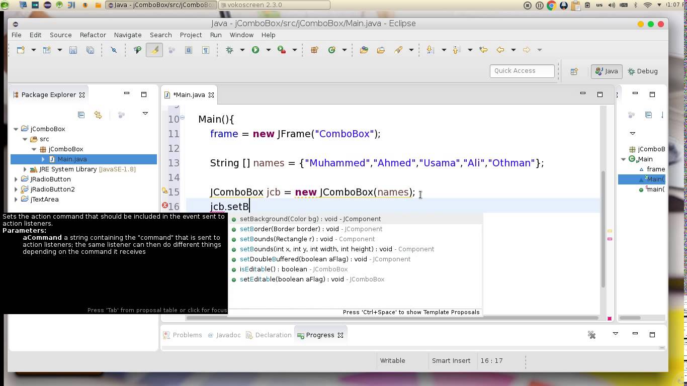 18 JAVA Swing GUI واجهات الرسومية جافا كورسات بالعربي