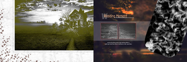 55 Wedding Album Background 12x36 PSD