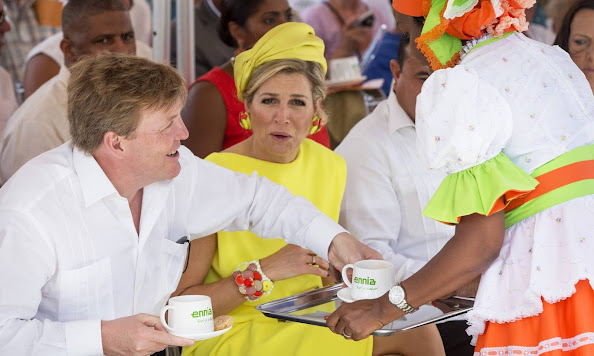 Queen Maxima and King Willem-Alexander attends Dia di Rincon in Bonaire