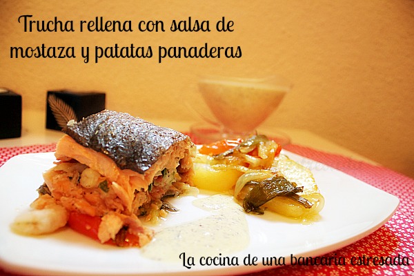 Receta de trucha rellena