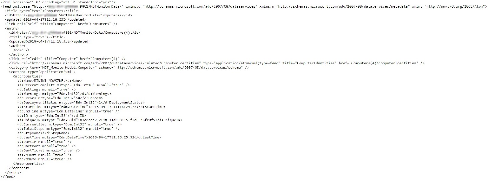 MDT Monitoring MDT  report with CSS Syst & Deploy