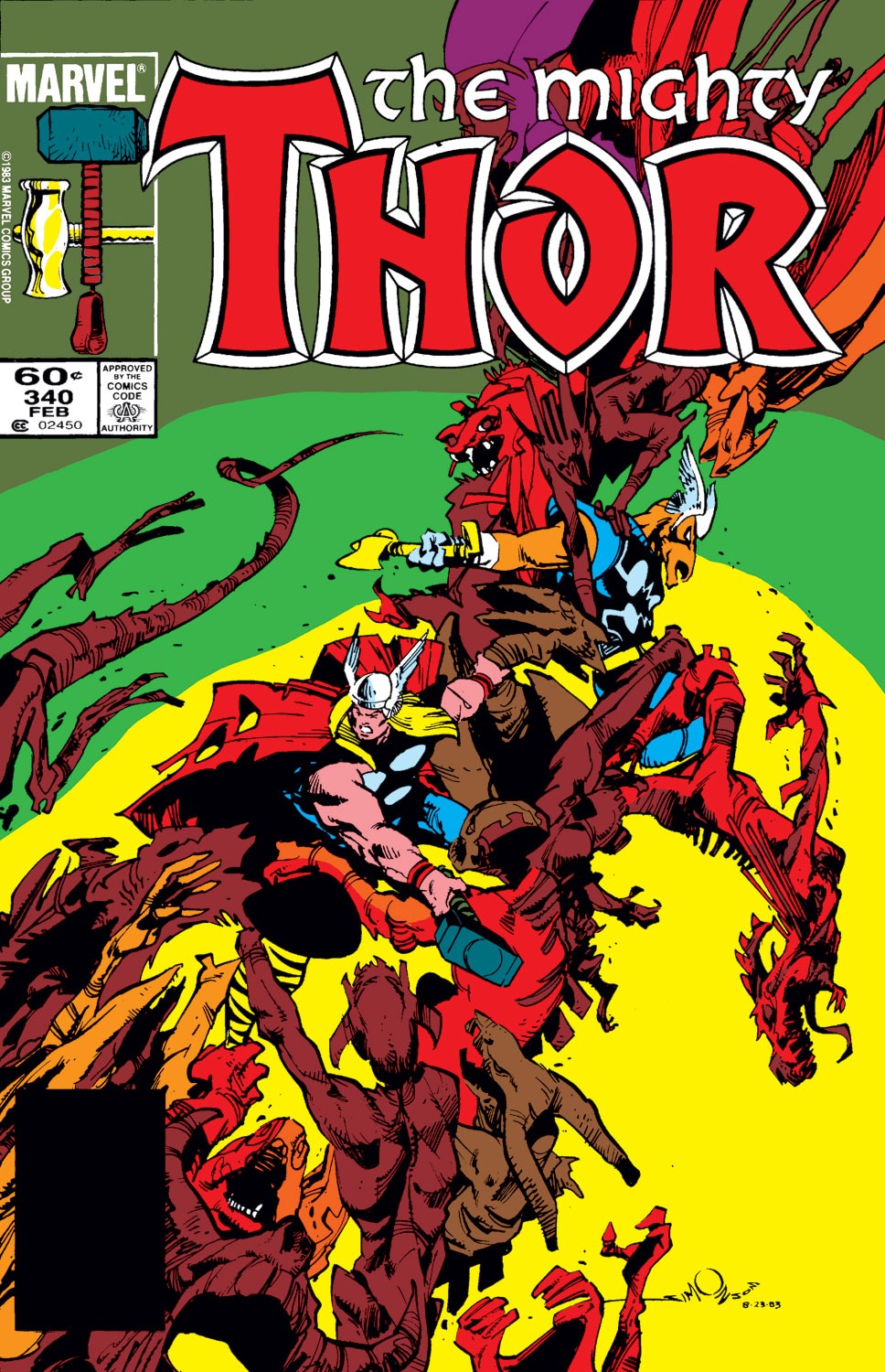 Read online Thor (1966) comic -  Issue #340 - 1
