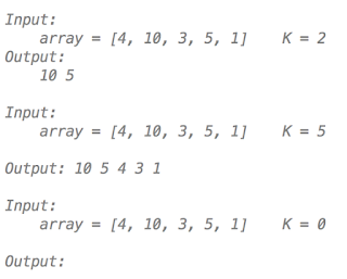 Find K largest elements in array using Max Heap | JavaByPatel: Data ...